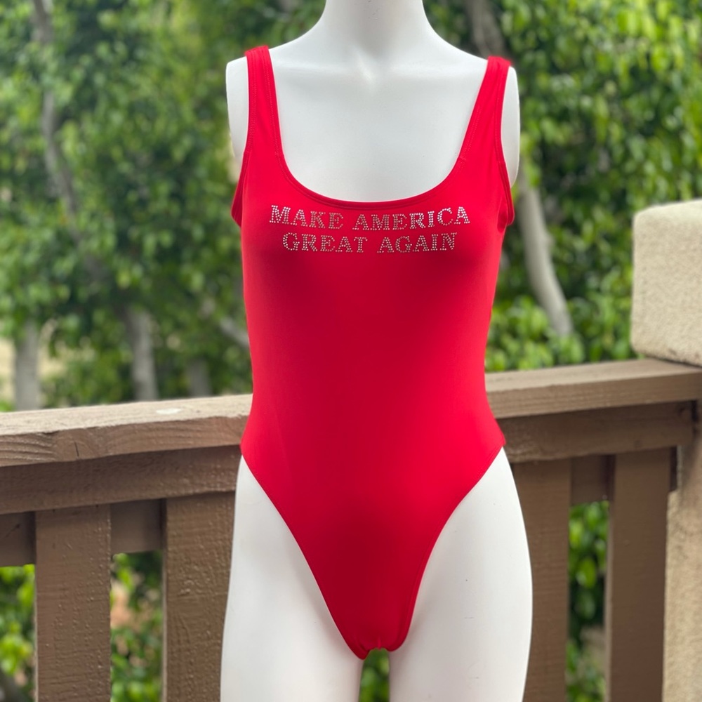 🇺🇸 Maga Swimsuit one Piece American flag